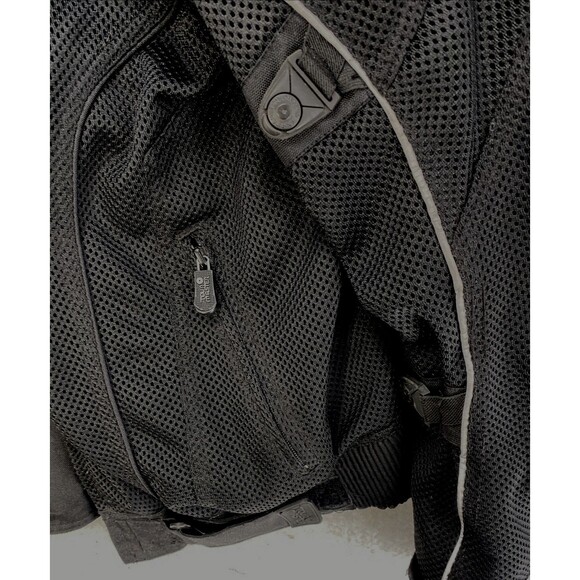 Tourmaster Intake Motorcycle Jacket Mens Size Large 44 Coat Black CE Protector - Picture 6 of 16